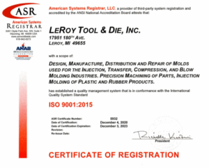 ISO Certificate December 2020